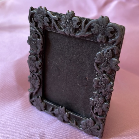 Metske pewter 1982 Dogwood flower mini picture frame - Picture 2 of 7